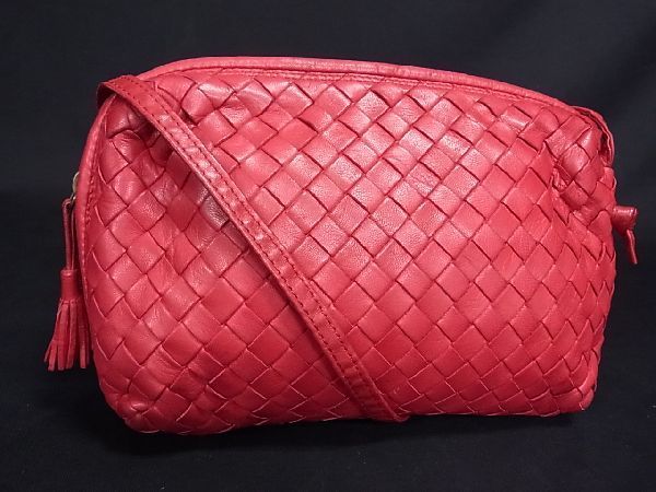 1円 BOTTEGA VENETA ボッテガヴェネタ イントレチャート レザー