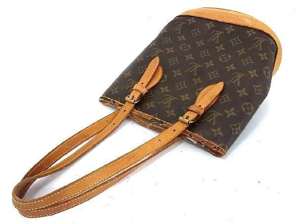 1円 LOUIS VUITTON ルイヴィトン M42238 モノグラム バケットPM バケツ