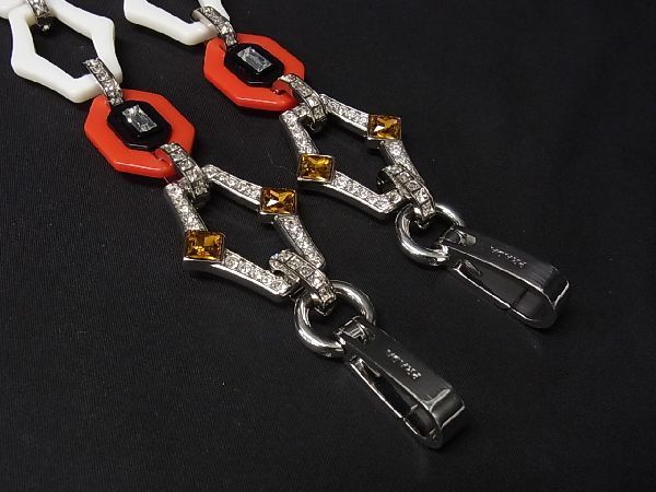 □新品□未使用□ PRADA プラダ 1TY011 プラスチックチェーン ライン