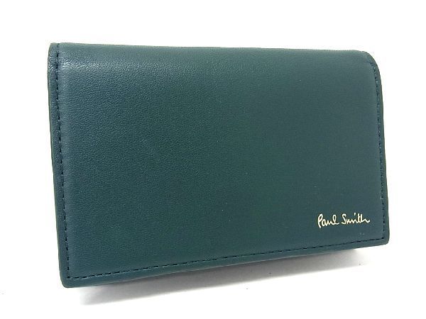 1円 □極美品□ Paul Smith ポールスミス レザー 二つ折り カード入れ