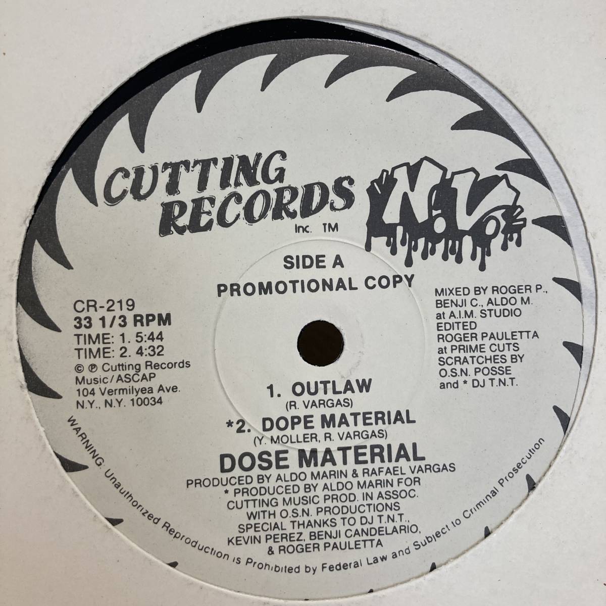 Dose Material - Outlaw 12 INCH_画像1