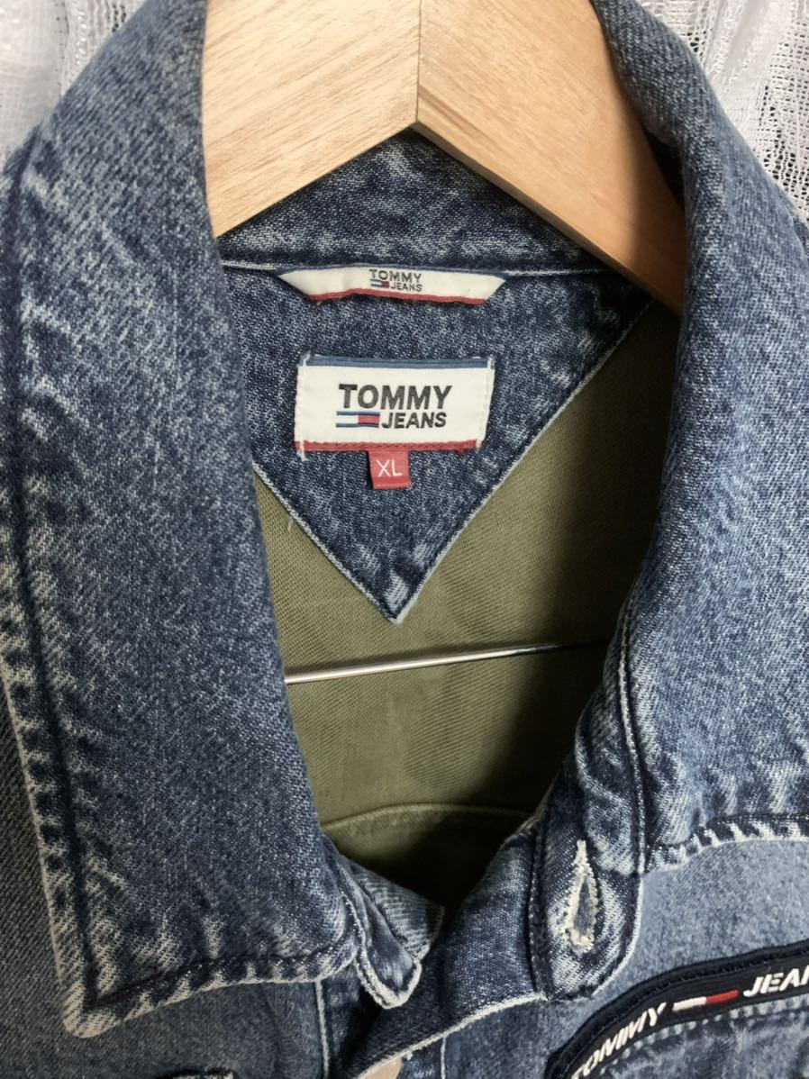 TOMMY JEANS トミージーンズ デニムジャケット ミリタリージャケット