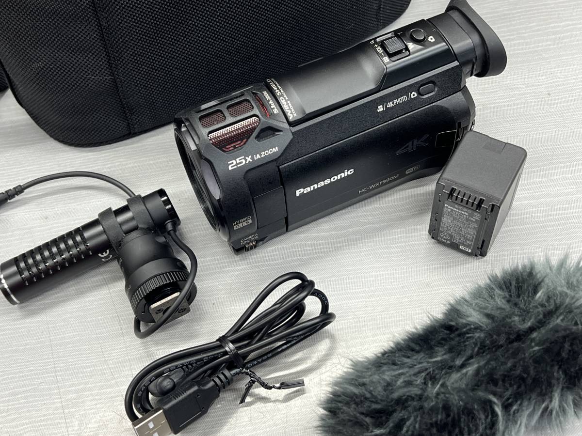 PANASONIC HC-WX990M 4Kビデオカメラ