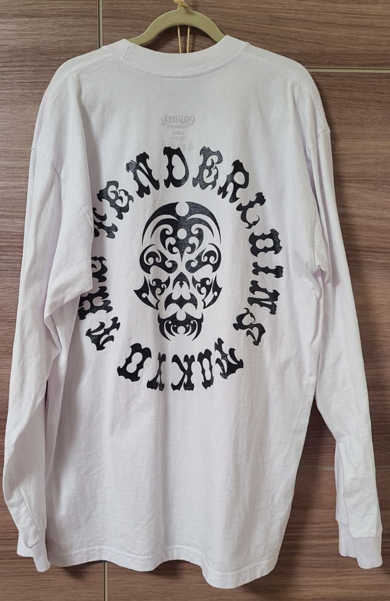 テンダーロイン TEE L/S BS 白 Lsize タグあり ボルネオ ロングTシャツ