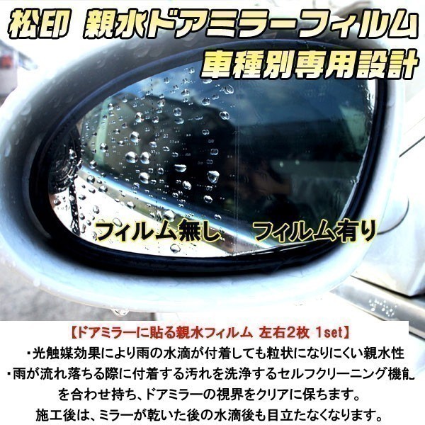  pine seal hydrophilicity door mirror film Audi A4 8K AU14