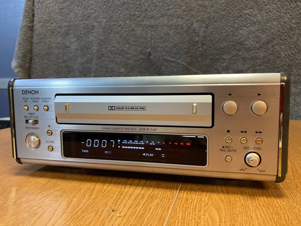 □DENON カセットデッキ DRR-7.5L □動作品□ □DENON カセットデッキ DRR-7.5L □動作品□