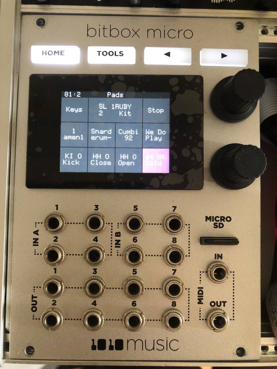1010Music Bitbox Micro サンプラーモジュラーシンセ espanol