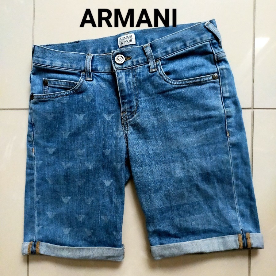 アルマーニ ジュニア デニム ハーフパンツ 10A 142cm|PayPayフリマ