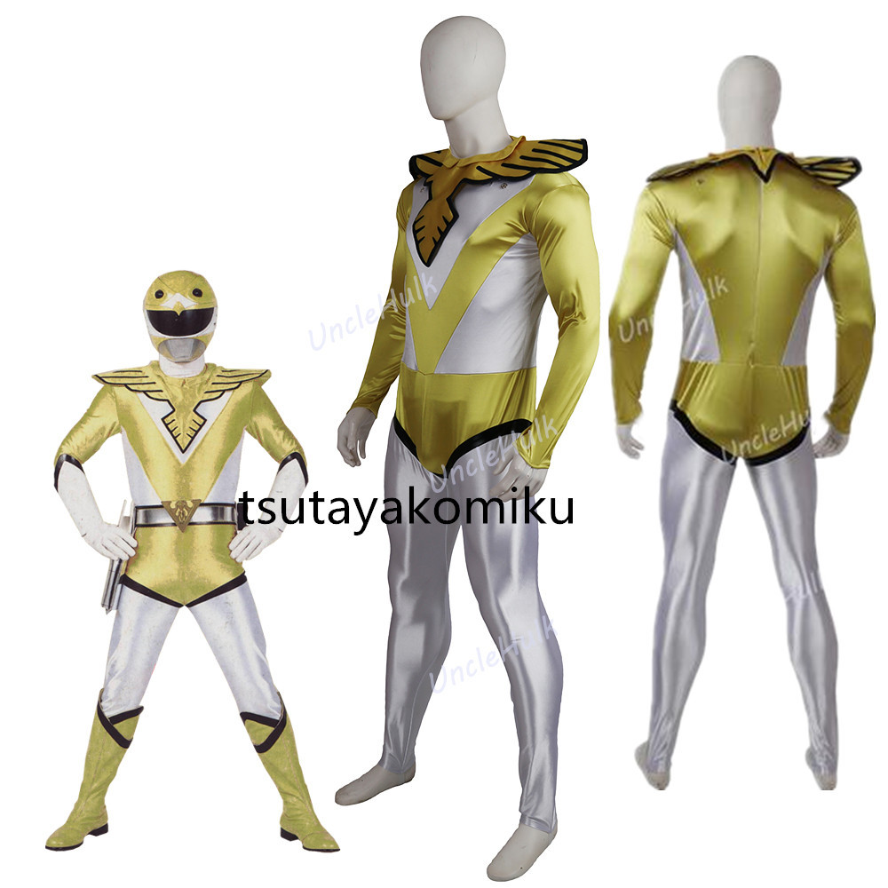 高品質 新作 鳥人戦隊ジェットマン イエローオウル 全身タイツ 高品質 新作 鳥人戦隊ジェットマン イエローオウル 全身タイツ