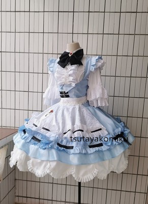 高品質 新作 ファイナルファンタジーXIV FF14 メイド服 コスプレ衣装 1着 風 靴とウィッグ 別売り_画像1