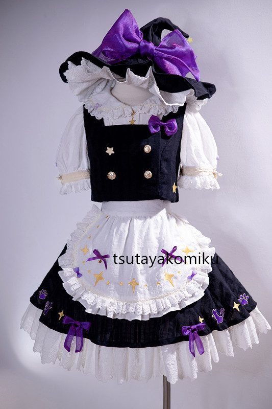 高品質 新作 東方Project 霧雨魔理沙 二設 コスプレ衣装 1着 風 高品質 新作 東方Project 霧雨魔理沙 二設 コスプレ衣装 1着 風