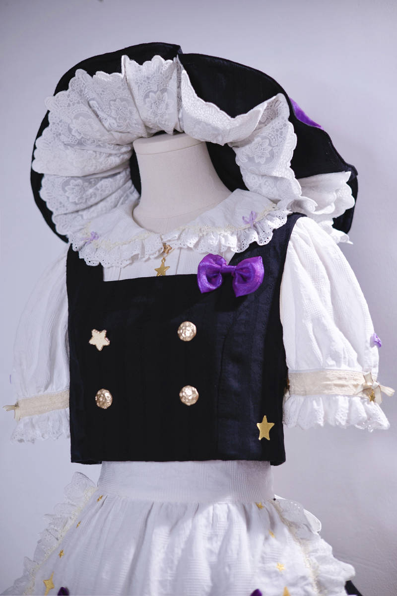 高品質 新作 東方Project 霧雨魔理沙 二設 コスプレ衣装 1着 風 高品質 新作 東方Project 霧雨魔理沙 二設 コスプレ衣装 1着 風