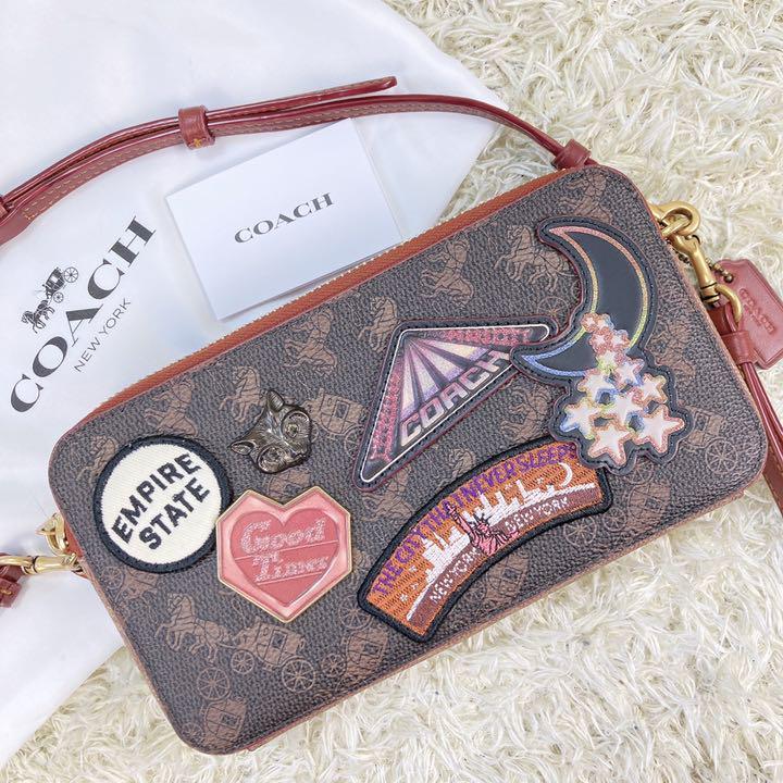 COACH ショルダーバッグ シグネチャー ホールデン クロスボディー