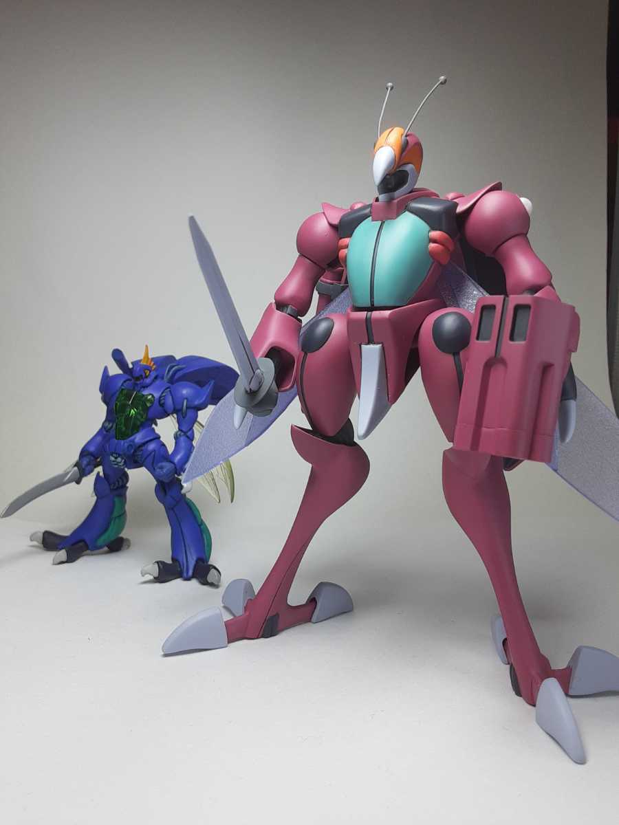 旧キット 聖戦士ダンバイン 1/72 バストール 塗装 改修 完成品 2