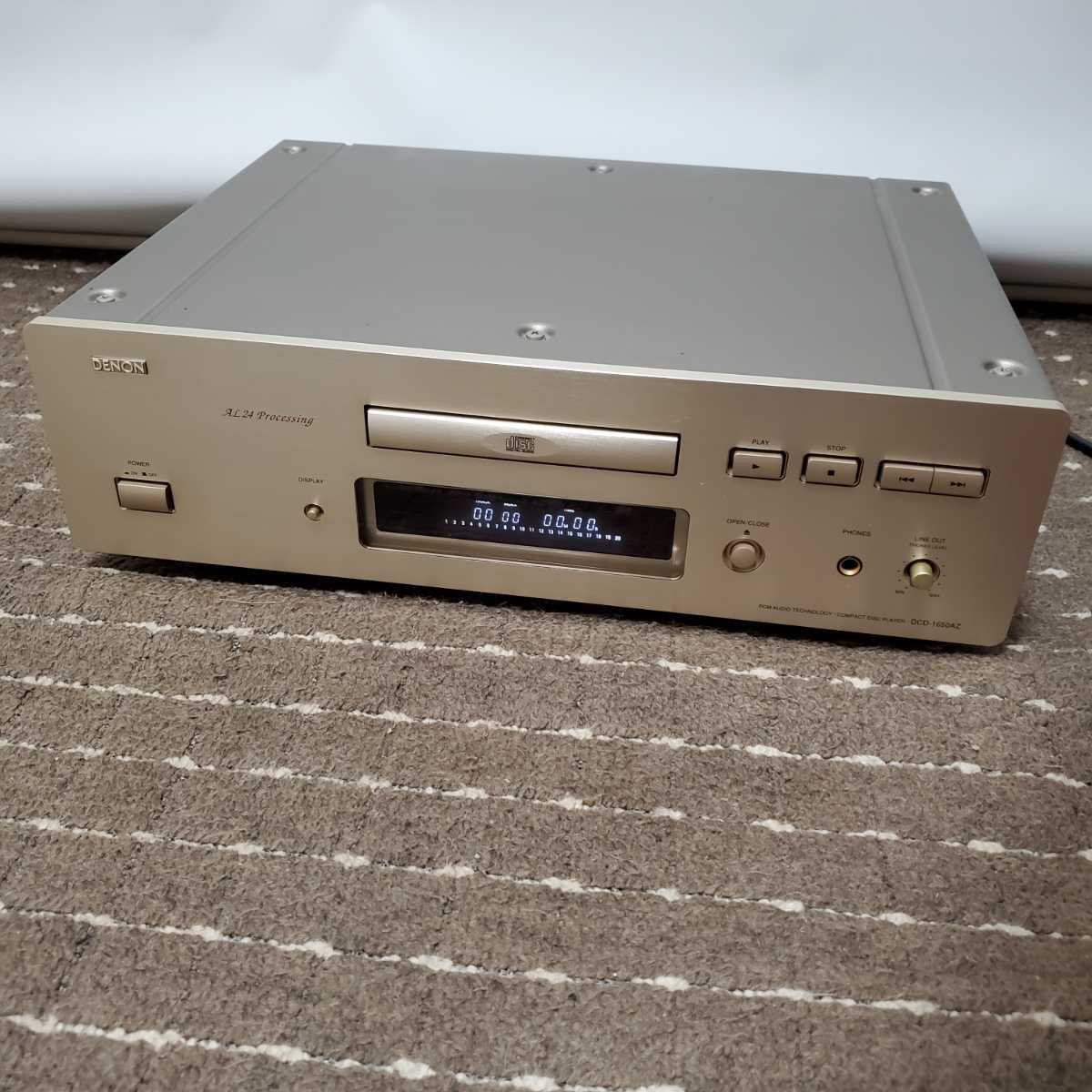 安値 福屋 東京店DENON CDプレーヤー デノン DCD-1650AL CDデッキ