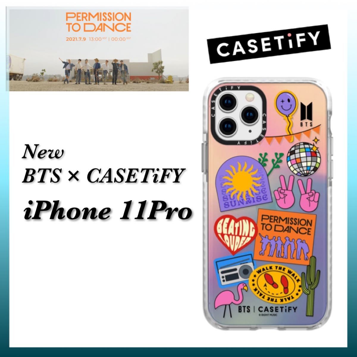 アウトレット割引品 BTS iPhone11 Proスマホケース CASETiFY コラボ　正規品 iPhone用ケース