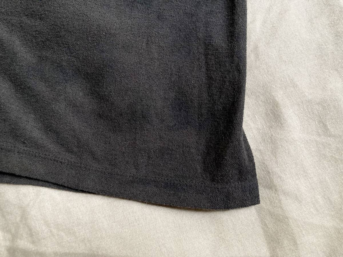SIVA シヴァ CONCREATE NOISE ダメージ加工 オーバーサイズ コットン カットソー Tシャツ 黒 ブラック 1 ◇8_画像6
