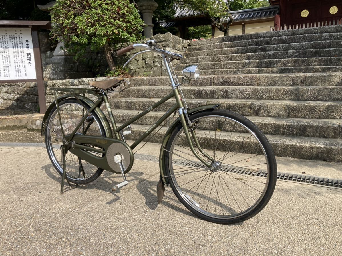 昭和レトロ 自転車 実用車 ロッドブレーキ 運搬車 アンティーク ジブリ