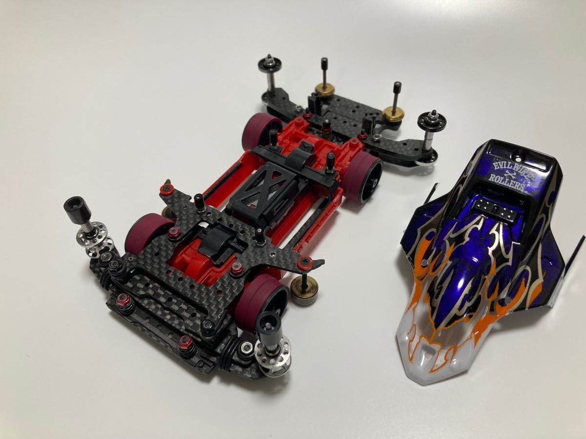 ミニ四駆 msフレキ 前後一軸アンカー MSフレキ 軸残し 減衰 アンカー|ミニ四駆