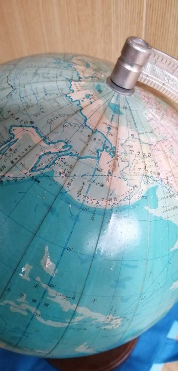  старый глобус Showa античный retro старый глобус 1980 год?1990 год? карта мира ktsuwa Cosmo сделано в Японии высота примерно 35~36 см старый карта 
