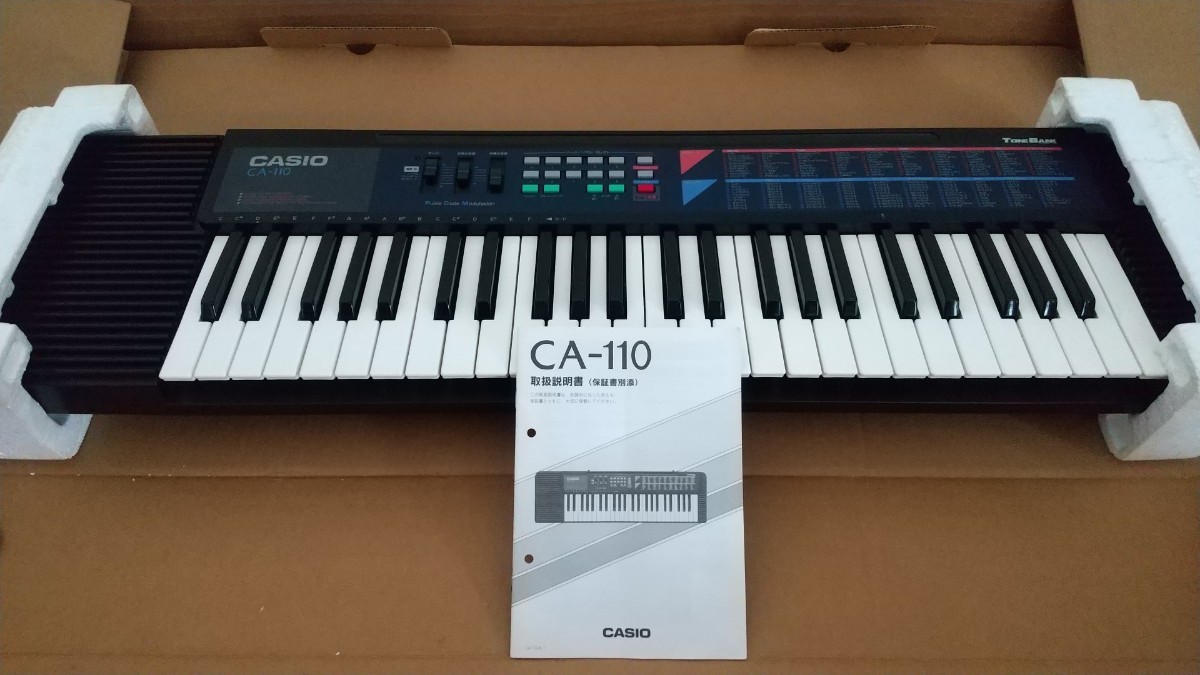 CASIO カシオ  TONE BANK トーンバンク 電子 キーボード  ピアノ CA-110