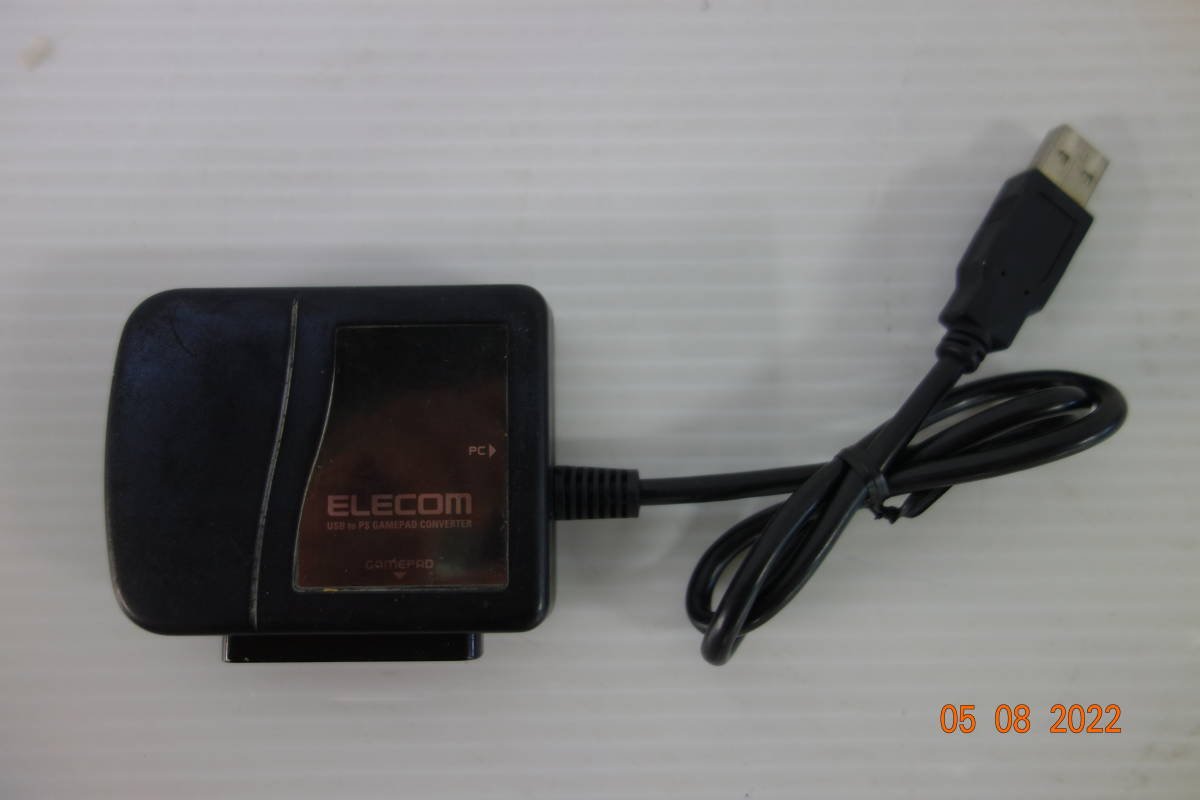 6599円 全国総量無料で エレコム ゲームパッドコンバータ USB接続 プレステ プレステ2コントローラ対応 1ポート JC-PS101UBK