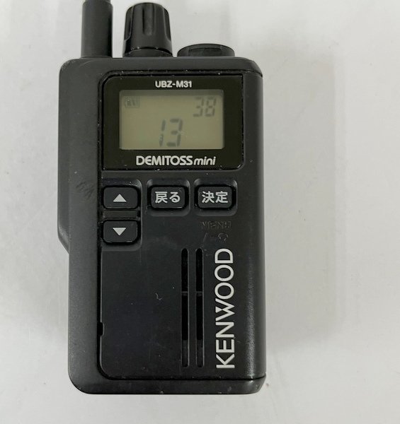KENWOOD/ケンウッド】DEMITOSS mini 特定小電力トランシーバー KENWOOD/ケンウッド】DEMITOSS mini 特定小電力トランシーバー