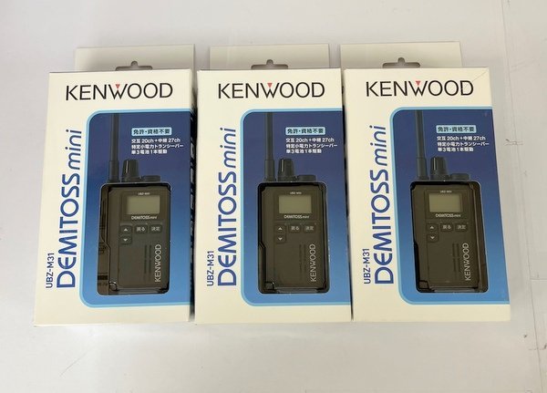 KENWOOD/ケンウッド】DEMITOSS mini 特定小電力トランシーバー KENWOOD/ケンウッド】DEMITOSS mini 特定小電力トランシーバー