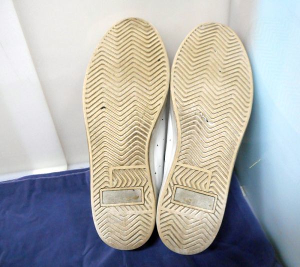 靴 ◆adidas ◆ スニーカー 2.5cm ホワイト レザー ◆アディダス◆ レディース 現状品　_画像7