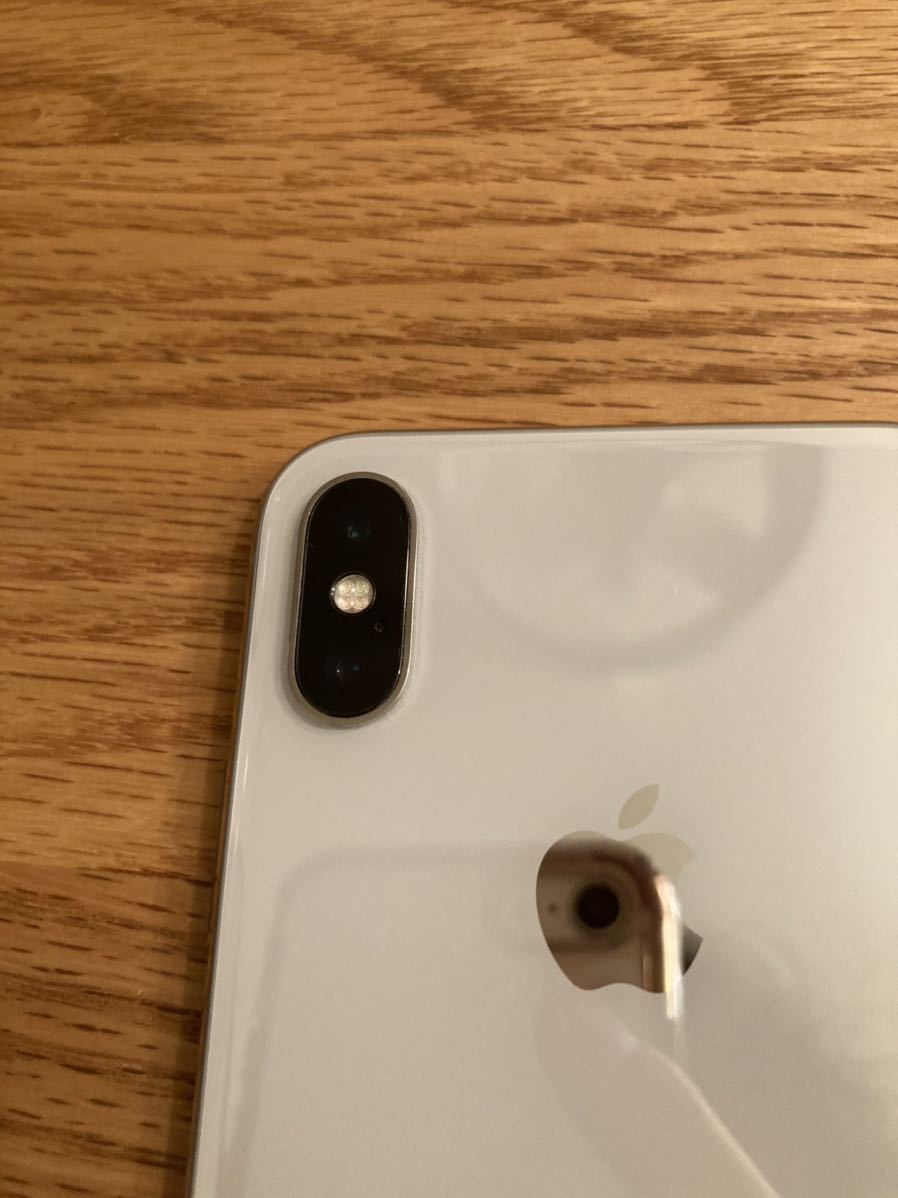 送料無料 iPhone X 64GB SIMフリー シルバー ジャンク ホワイト白