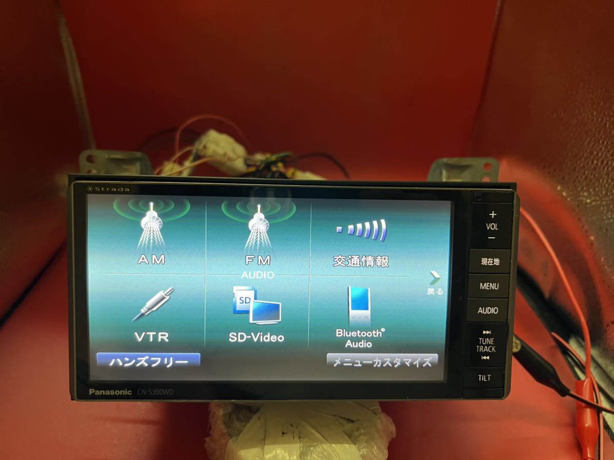 即決★パナソニックストラーダ　CN-S300WD 地デジ フルセグ Bluetooth audio Panasonic DVD SD ビデオ ★格安_画像6