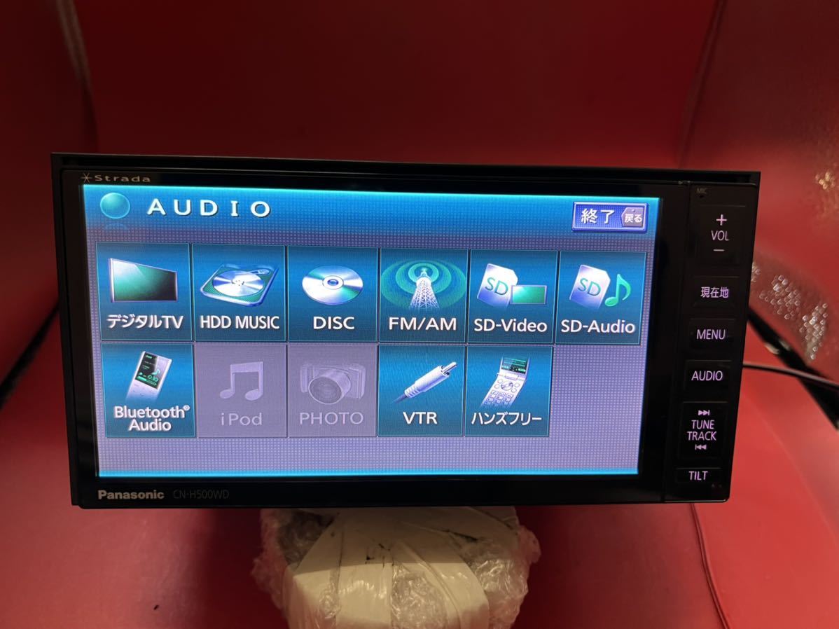即決★パナソニック Panasonic Strada HDDナビゲーション　デジタルTV iPod Bluetooth SD Video CN-H500WD_画像7