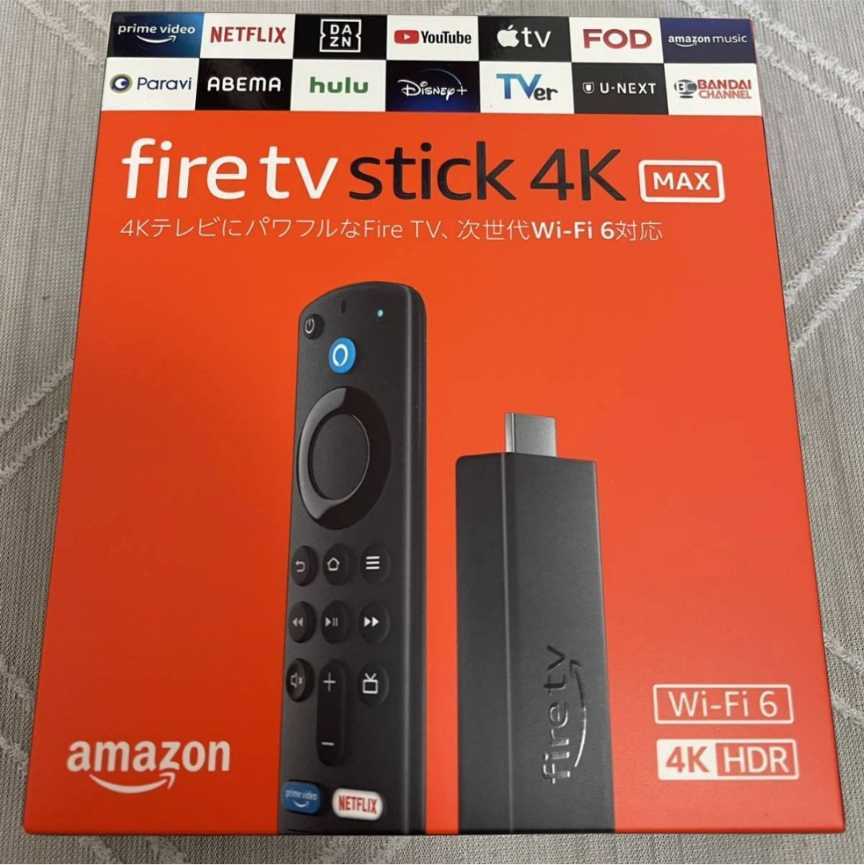 新品即納★Fire TV Stick 4K Max - Alexa対応音声認識リモコン(第3世代)付属 ストリーミングメディアプレーヤー_画像1