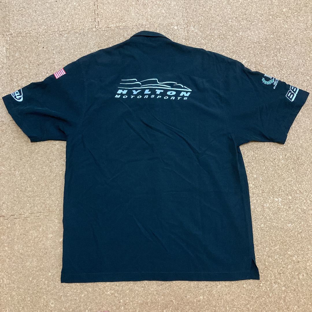 激レア】HYLTON MOTORSPORTS 半袖シャツ シャツ Mサイズ 黒 アライ