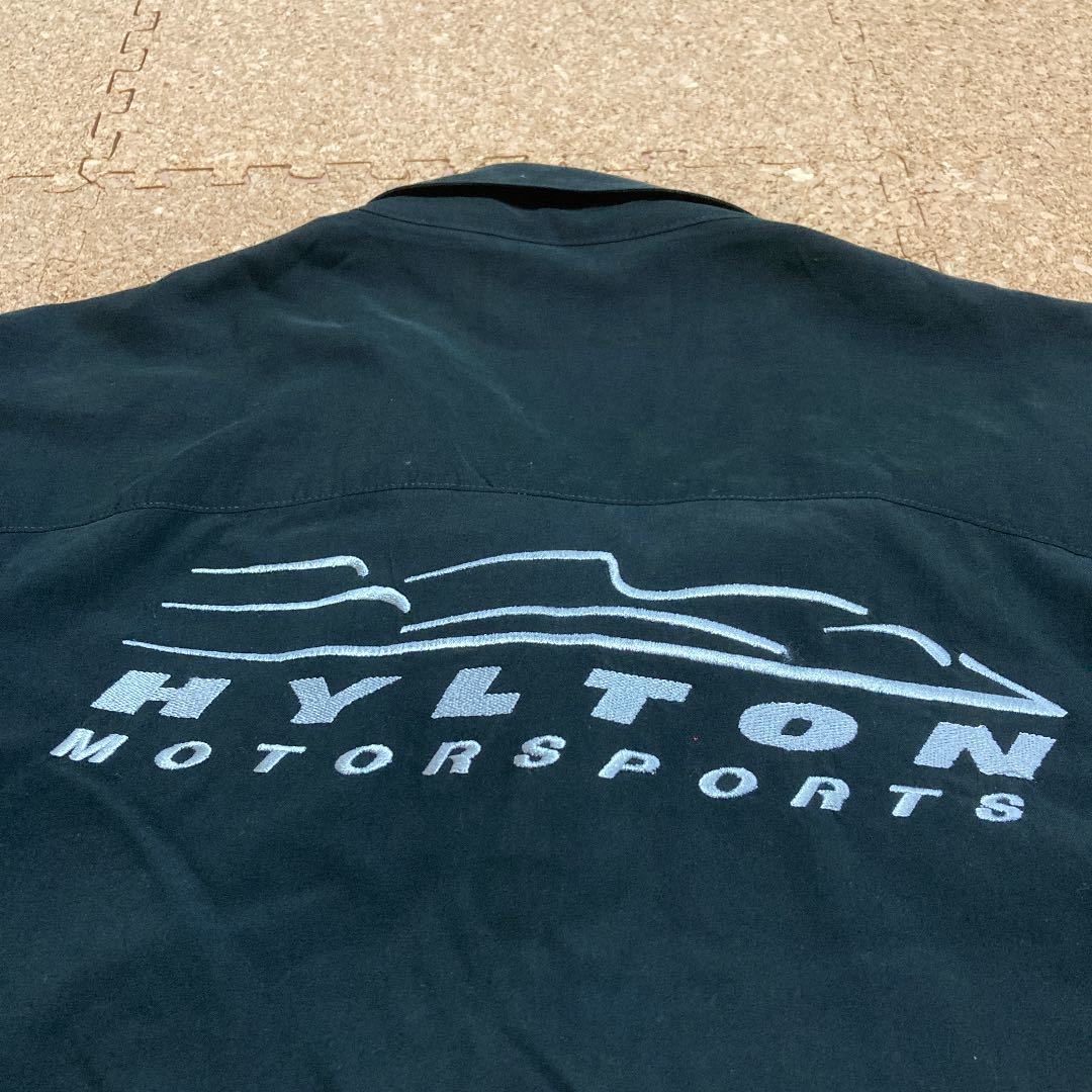 激レア】HYLTON MOTORSPORTS 半袖シャツ シャツ Mサイズ 黒 アライ