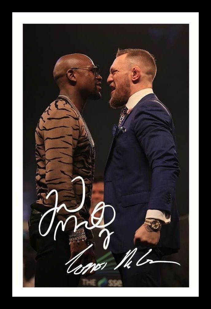 海外　限定品　送料込み フロイド・メイウェザー・ジュニア Floyd Mayweather Jr WBC 　複製サイン　フレームポスター　６_画像1