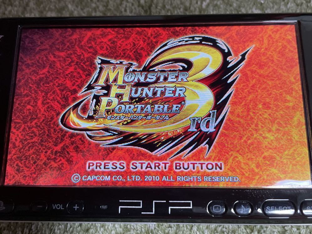 PSP ソフト モンスターハンター ポータブル 2ndG & 3rd 2本セット モンハン 2G 3 the Best 即決 中古 起動確認済み 送料無料