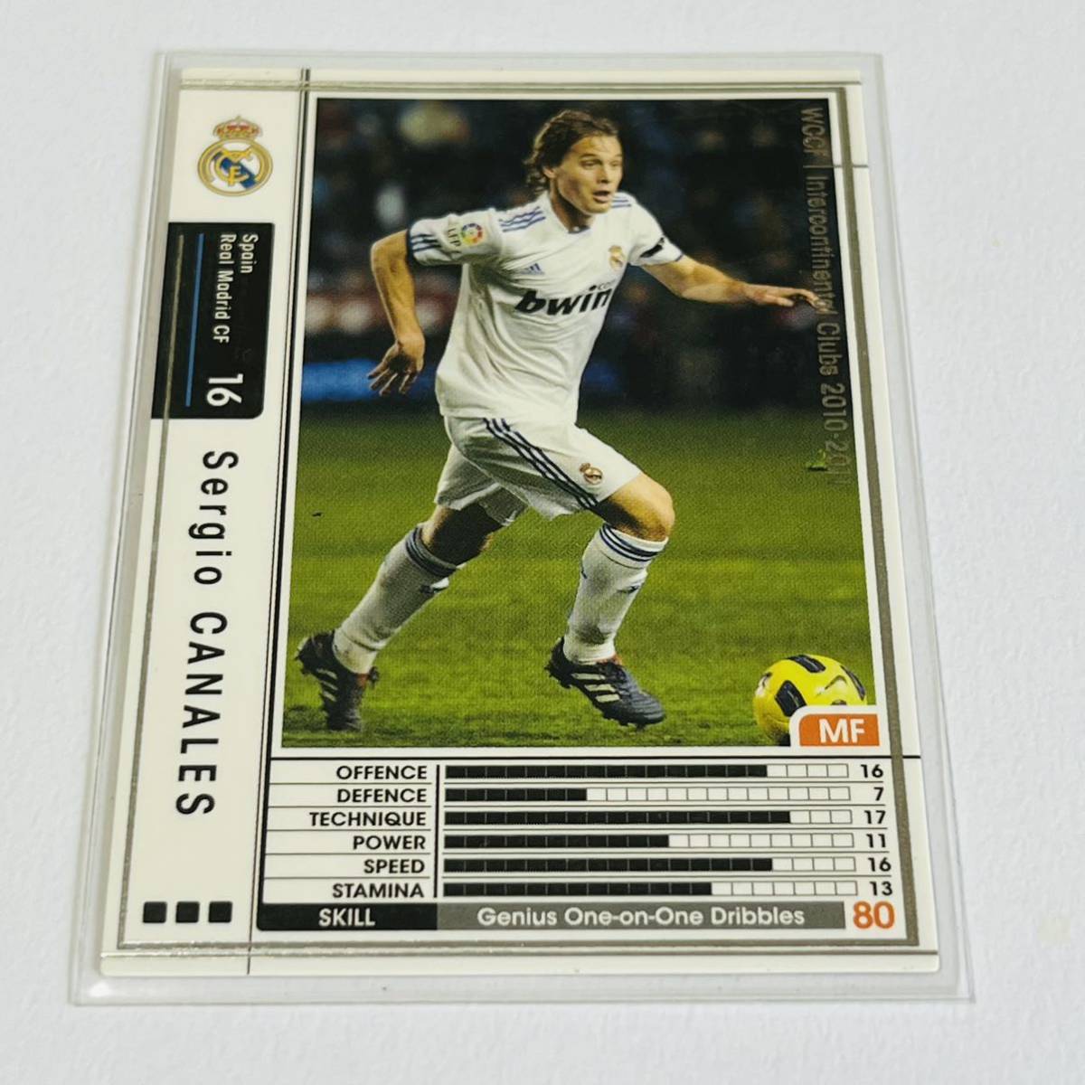 ♪♪WCCF 10-11 EXTRA セルヒオ・カナレス Sergio Canales Real Madrid ♪三点落札で普通郵便送料無料♪_画像1