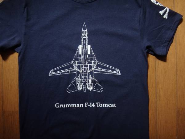 ジェット戦闘機 Tシャツ Grumman F-14 Tomcat TOPGUN　トップガン　　　　03_画像2