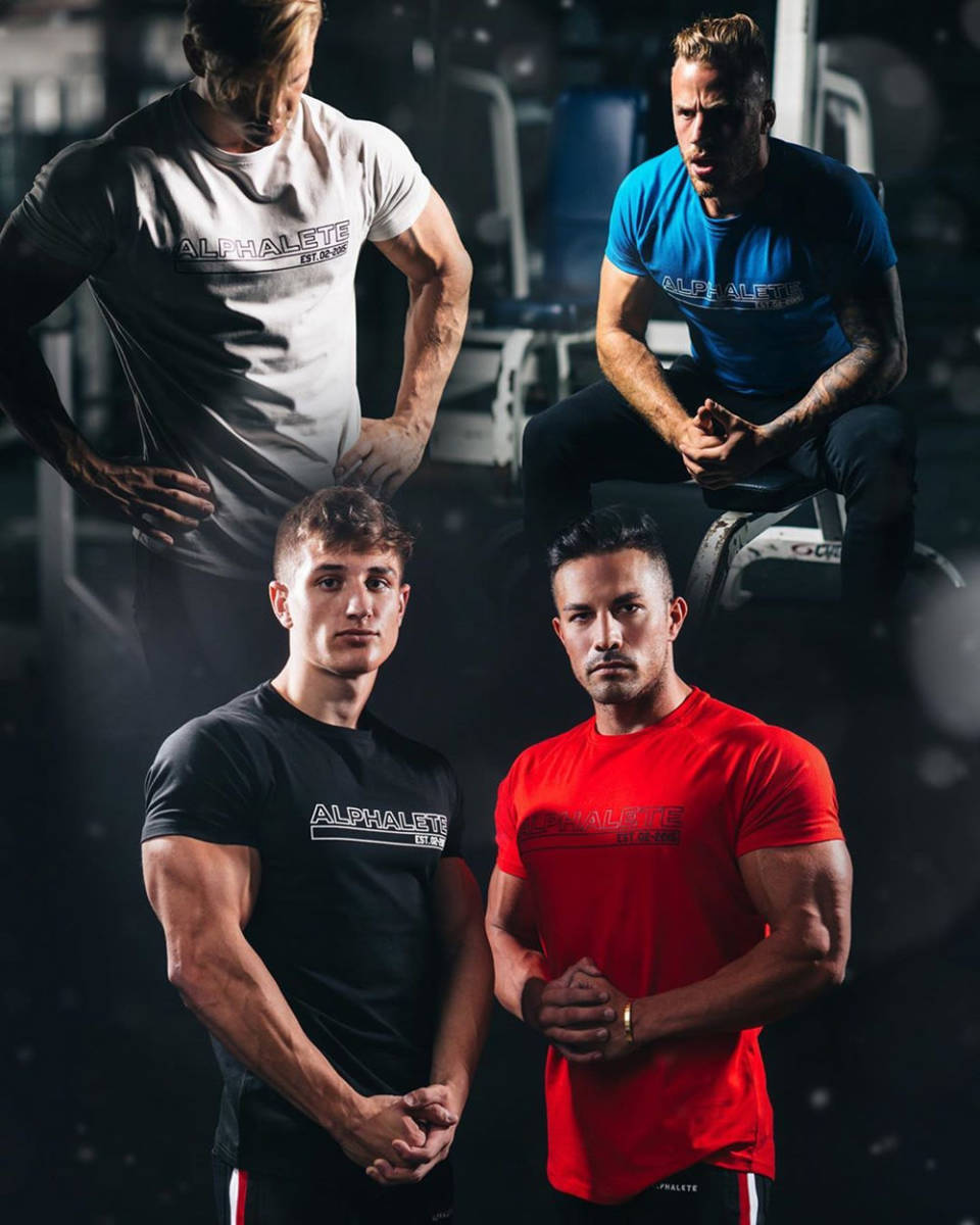 【送料無料】 ALPHALETE Tシャツ EST 黒 Lサイズ☆_画像5