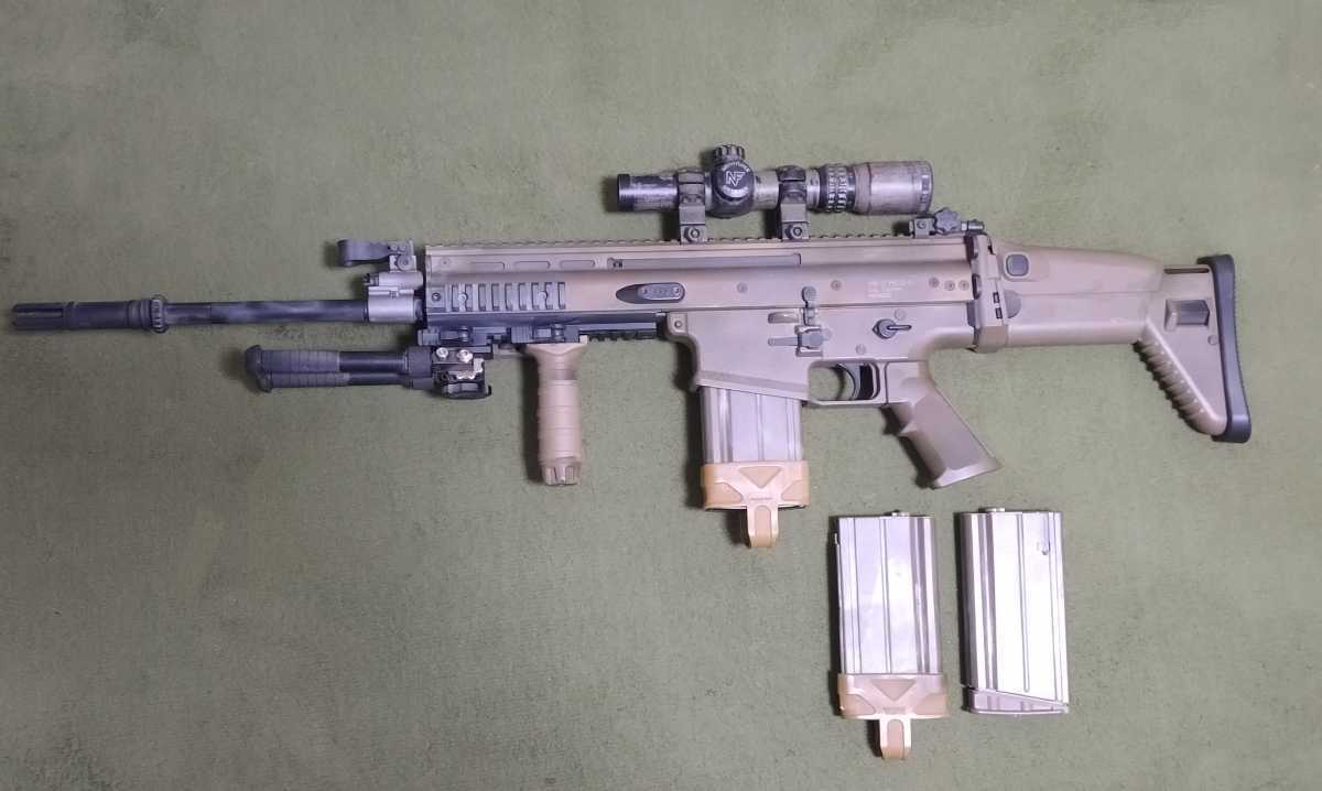 SCAR-H FDE 東京マルイ 次世代電動ガン Mk17 外装カスタム chateauduroi.co