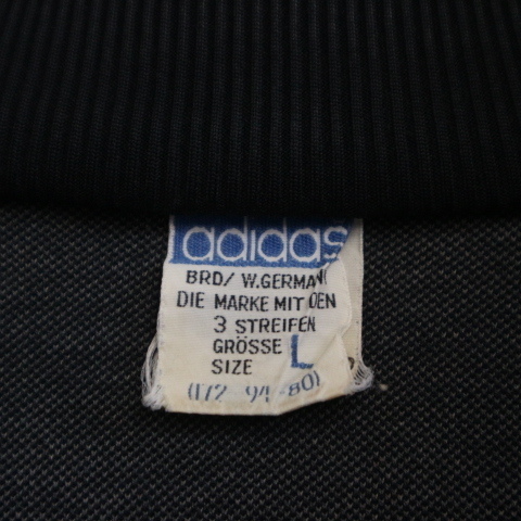 70s 80s adidas Descente производства запад Германия спортивная куртка L черный красный джерси Adidas Parker DESCENTE редкость Vintage 