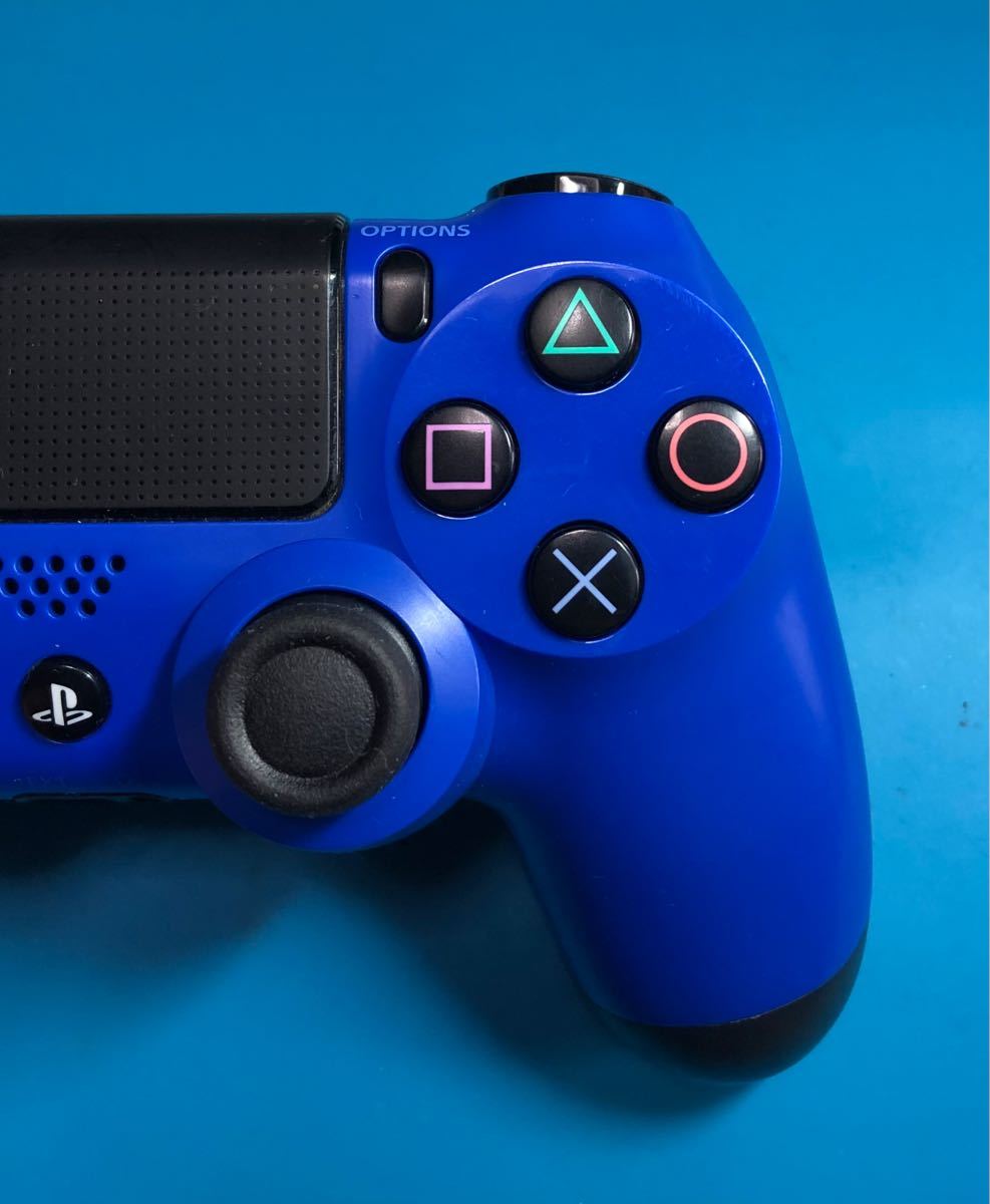 PS4コントローラー　 純正品　ウェイブ・ブルー　CUH-ZCT1J 動作確認済