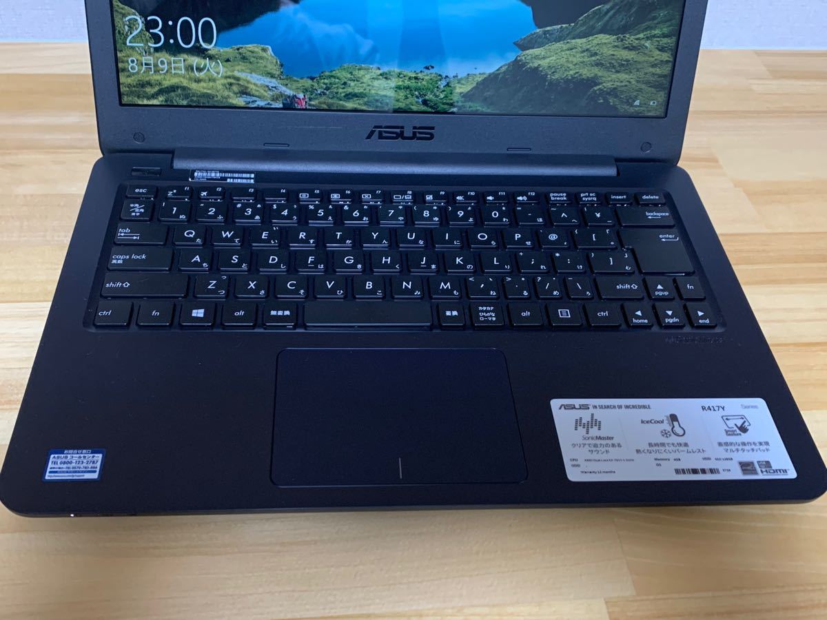 新古品 ASUS ノートPC R417Y | premiumcleanlavanderia.com.br