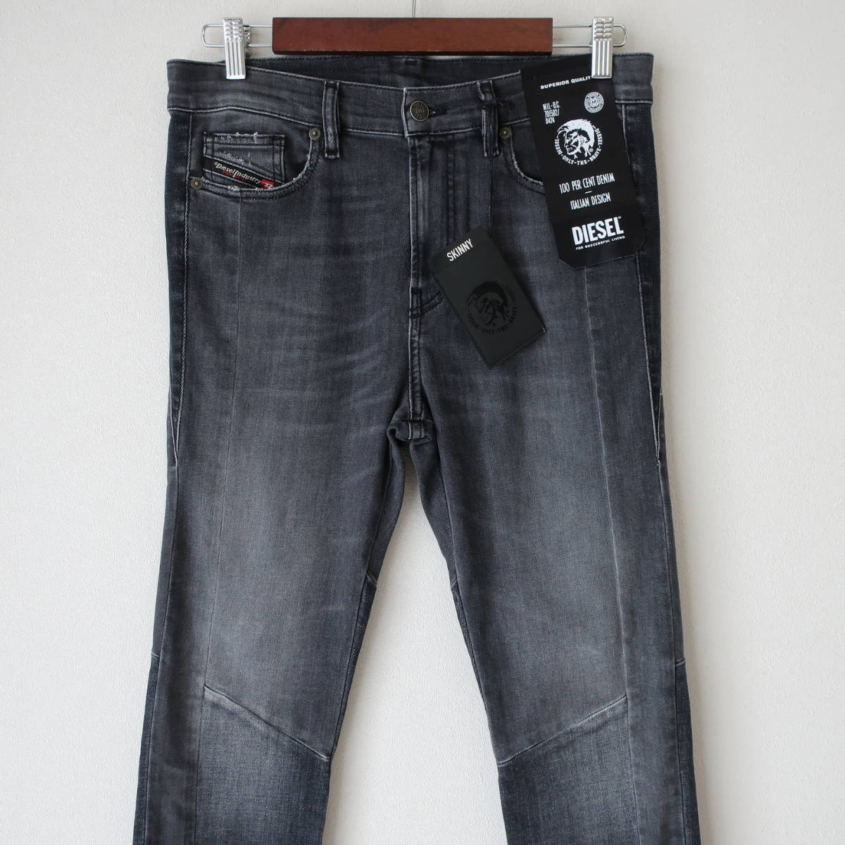 新品 タグ付き ディーゼル DIESEL ストレッチ バイカーデニム 新品 タグ付き ディーゼル DIESEL ストレッチ バイカーデニム