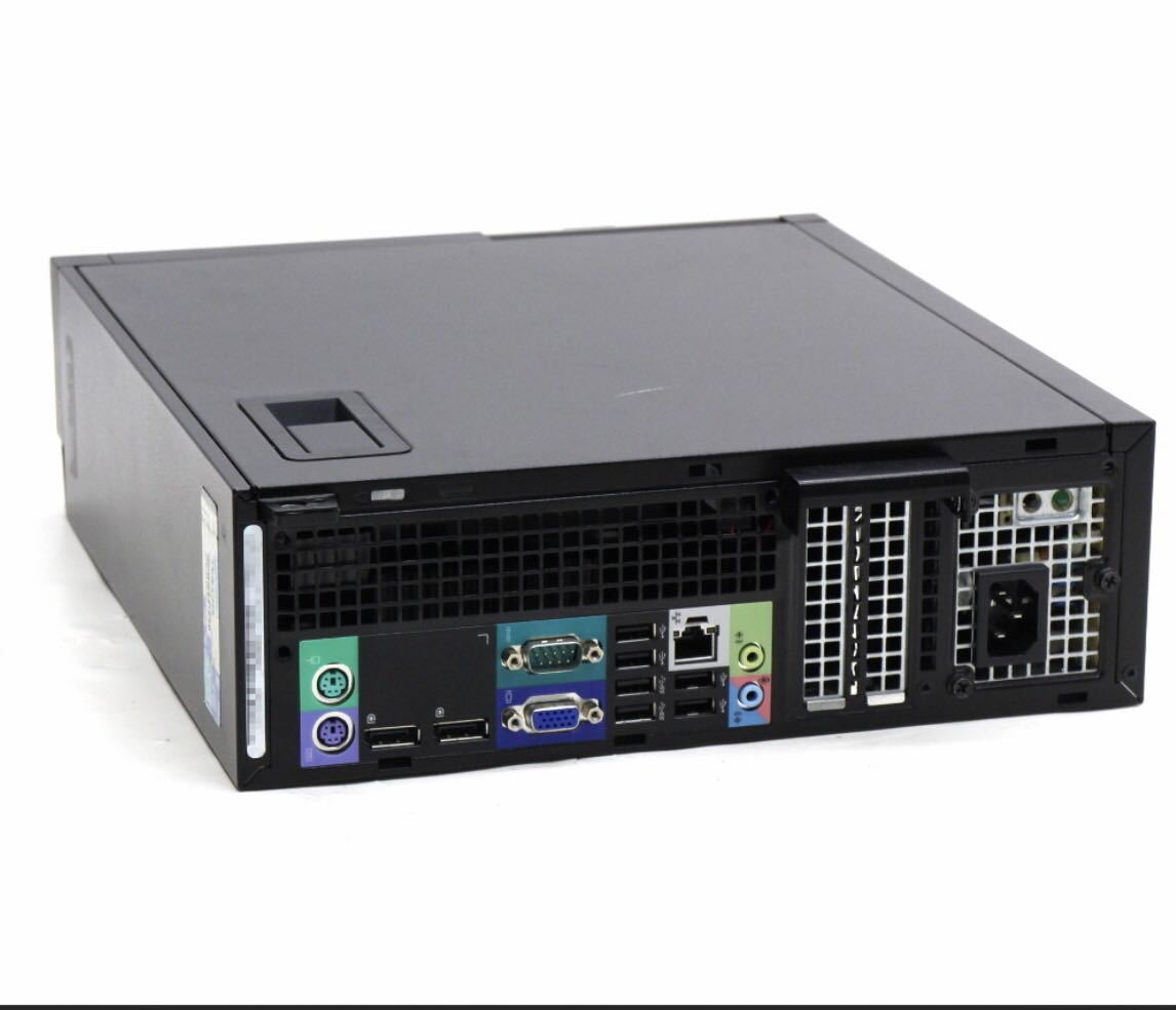 Win10 Pro 64bit DELL OPTIPLEX 9020 SFF 第4世代 Core i5-4590 3.3GHz 8GB SSD128GB 【動作確認済】DVD/RW 2019office 良品 無線Wi-Fi_画像3