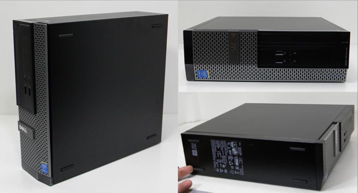 Win10 Pro 64bit DELL OPTIPLEX 9020 SFF 第4世代 Core i5-4590 3.3GHz 8GB SSD128GB 【動作確認済】DVD/RW 2019office 良品 無線Wi-Fi_画像2