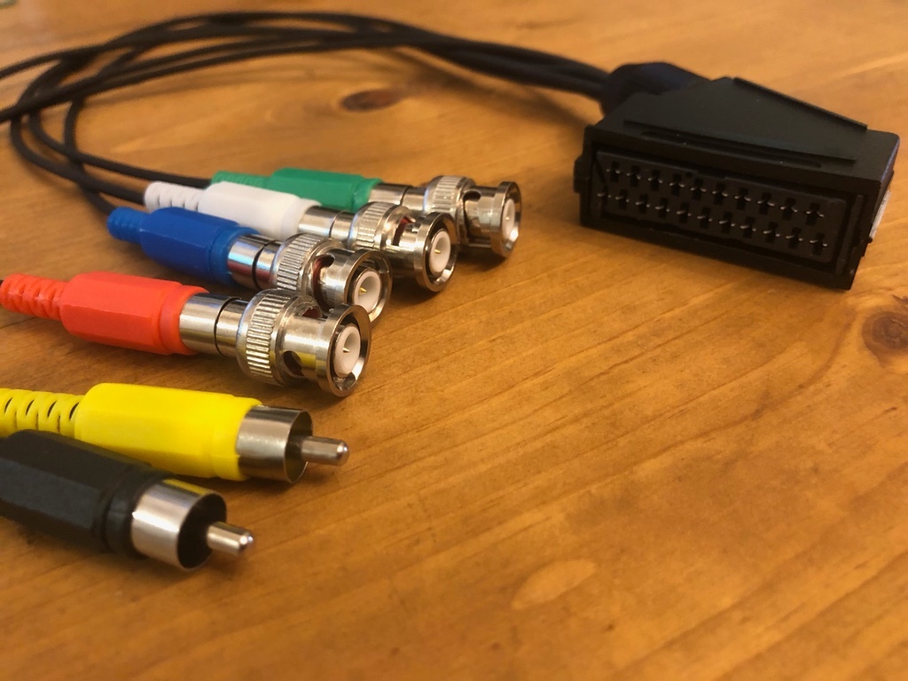 SONY PVM BVMなど用に / SCART(海外仕様のRGB21ピン)変換ケーブル / 4 x BNC 2 x RCA (オス)|Yahoo!フリマ(旧PayPayフリマ) SONY PVM BVMなど用に / SCART(海外仕様のRGB21ピン)変換ケーブル / 4 x BNC 2 x RCA (オス)|Yahoo!フリマ(旧PayPayフリマ)