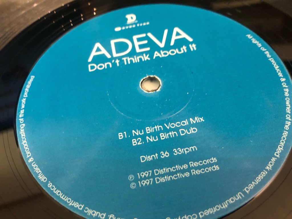 12”★Adeva / Don't Think About It / ヴォーカル・ハウス！_画像3