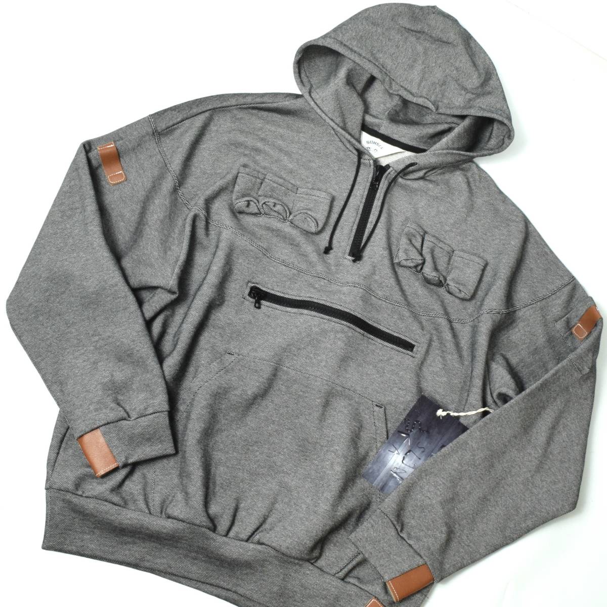 未使用4.4万 SUNSEA サンシー 砂の嵐 カメラマンPARKA パーカー 3
